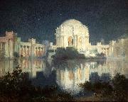 Colin Campbell Cooper Painting of the Palace of Fine Arts in San Francisco, c. 1915 oil painting on canvas